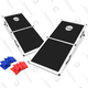 A folding cornhole set